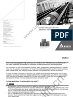 Delta Elevator Drive VFD-ED Series User Manual