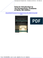 Test Bank For Introduction To Paralegalism Perspectives Problems and Skills 8th Edition