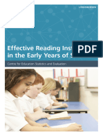 2017 Effective Reading Instruction in The Early Years of School