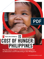 Cost of Hunger - Save The Children (2017)