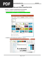 Exercices Pratiques PowerPoint Débutant | PDF | Microsoft Powerpoint