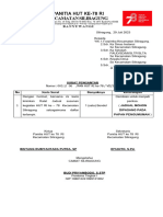 Surat Pengantar Jadual Lomba