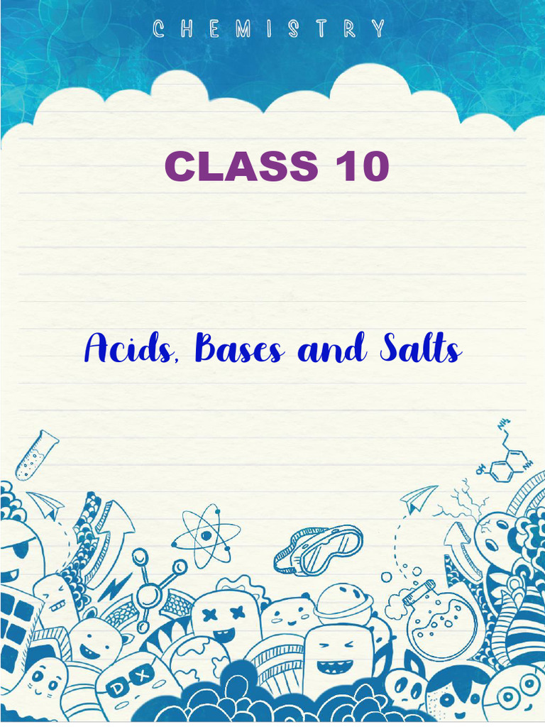 Class 10 Acids, Bases, and Salts Notes | PDF