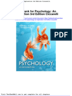 Test Bank For Psychology An Exploration 3rd Edition Ciccarelli