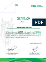 Certificado: Christian Junior Juarez Cruz