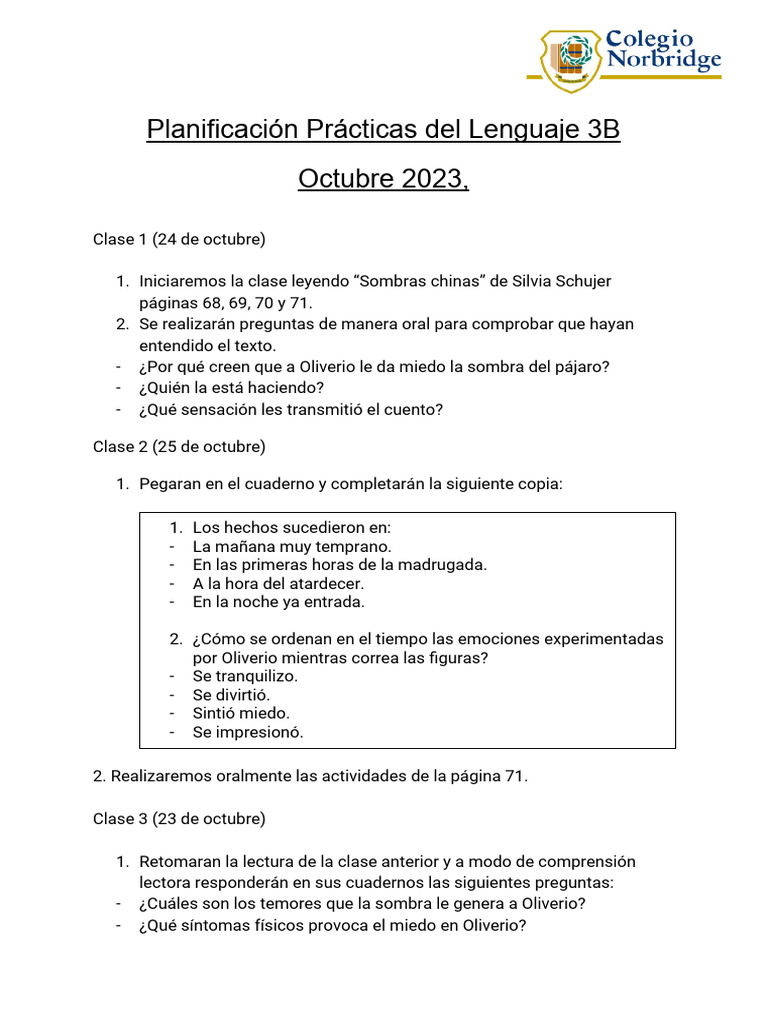Actividades de Lenguaje para Tercer Grado | PDF | Arte | Libros para ...