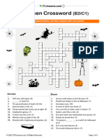 Halloween Crossword b2 c1 Teacher Copy.