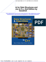 Test Bank for Data Structures and Algorithms in c 2nd Edition by Goodrich