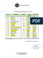 Orcamento - Sr. Tom