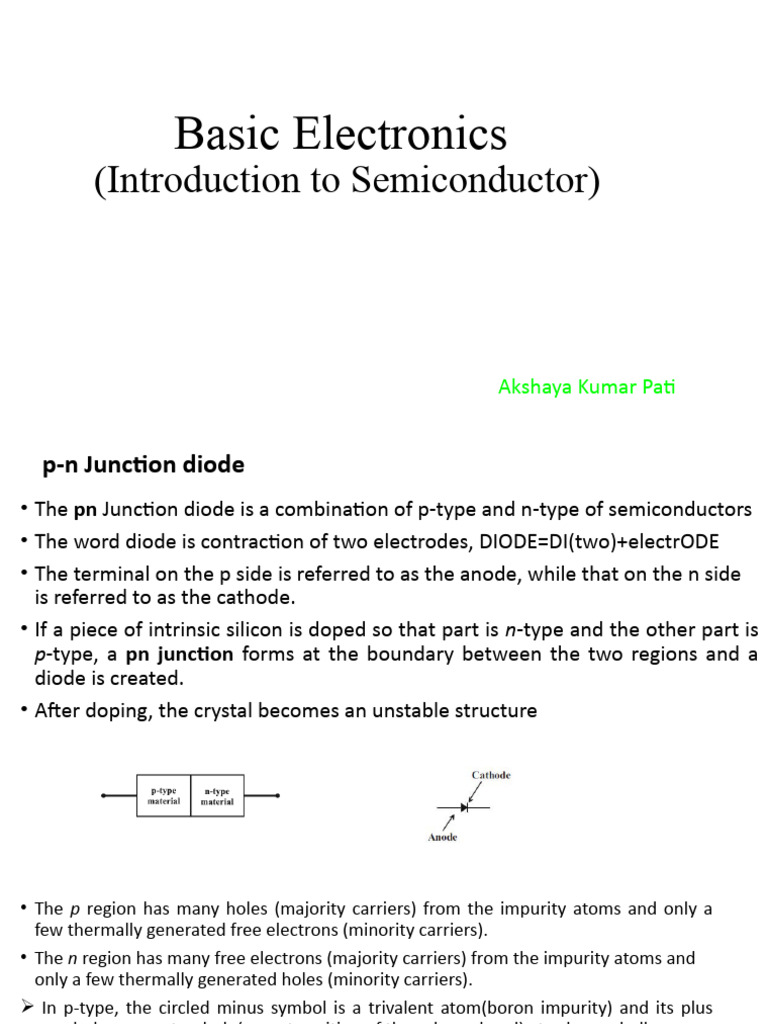 Diode Characteristic, Equation, Equivalent Circuit and Resistance PDF