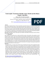 Neutrosophic Treatment of Duality Linear Models and The Binary Simplex Algorithm