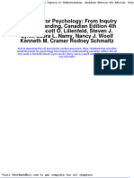 Test Bank For Psychology From Inquiry To Understanding Canadian Edition 4th Edition Scott o Lilienfeld Steven J Lynn Laura L Namy Nancy J Woolf Kenneth M Cramer Rodney Schmaltz