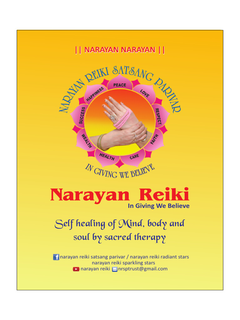 Narayan Reiki: Healing and Harmony Guide | PDF | Breathing | Chakra