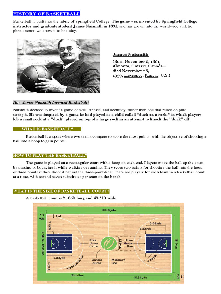 FINAL COPY BASKETBALL Lesson PDF Basketball Positions Sports