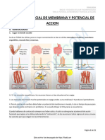 T3 - Fisio - Potencial de Membrana y de Accion