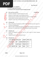 Be Computer Engineering Semester 7 2023 May Dloc III Natural Language Processing Rev 2019 C Scheme