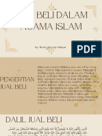 Jual Beli Dalam Agama Islam: By: Richa Novizha Hidayat