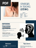 Strategies in Teaching Listening 1 3