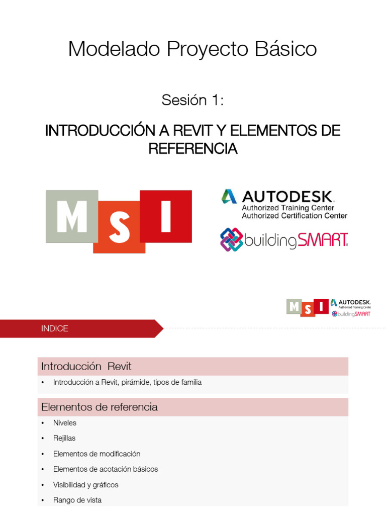 Introducción a Revit y Modelado BIM | PDF | Autodesk Revit | Diseño ...
