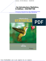 Test Bank For Introductory Statistics 9 e 9th Edition 0321897196
