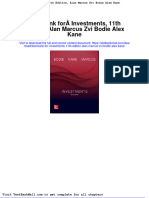Test Bank For Investments 11th Edition Alan Marcus Zvi Bodie Alex Kane