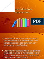 Introducción A Los Géneros Literarios