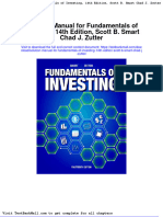 Solution Manual For Fundamentals of Investing 14th Edition Scott B Smart Chad J Zutter