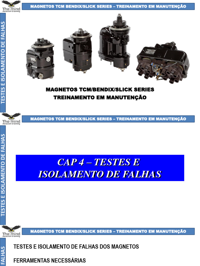 Manutenção de Magnetos TCM/Bendix | PDF | Motores | Sistema de ignição