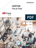 Catálogo Comercial - Split Inverter Cassete e Piso & Teto Aircore 600
