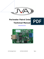 JVA PAE212 Perimeter Patrol Interface Manual