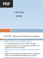 Chapter 1 - HTML