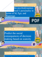 PSYCHOANALYSIS