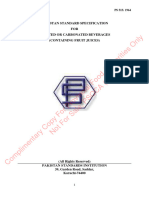 PS 515-1964 For Aerated or Corbonated Beverages (Containing Fruit Juices)