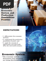 Module 5 Economic System and Production