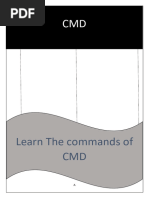 Learn The Commands of CMD