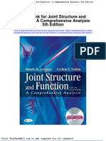 Test Bank For Joint Structure and Function A Comprehensive Analysis 5th Edition