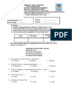 Soal PAS Bahasa Sunda Semesteri 1 Modul 2021