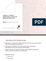 Lecture 7 - Agriculture and Environment