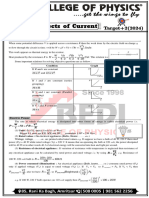 Heating Effects of Current