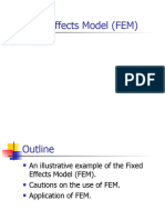 Fixed Effects Model (FEM)