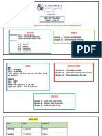 Unit Test Syllabus and Datesheet - Term 2