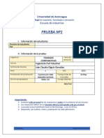 1ra Prueba Finanzas Corporativas Ing Civil Industrial OctubreeE 2023