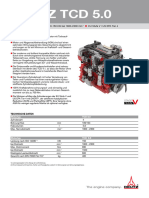 Deutz TCD 5.0: Für Mobile Arbeitsmaschinen 100-150 KW Bei 1800-2300 Min EU Stufe V / US EPA Tier 4