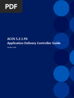 ACOS 5.2.1-P6 Application Delivery Controller Guide: October, 2022