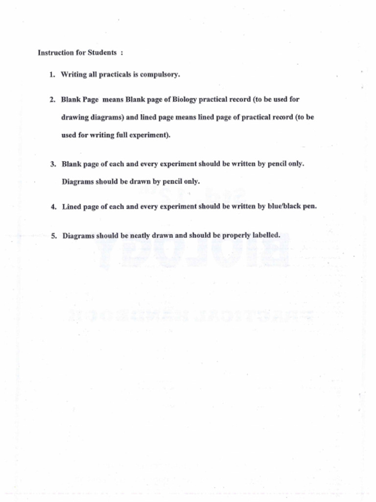 Xii - Biology Practical | PDF