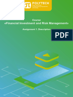 «Financial Investment and Risk Management»: Сourse