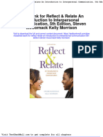 Test Bank For Reflect Relate An Introduction To Interpersonal Communication 5th Edition Steven Mccornack Kelly Morrison