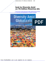 Test Bank For Diversity Amid Globalization 7th Edition Rowntree