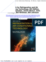 Test Bank For Refrigeration and Air Conditioning Technology 9th Edition Eugene Silberstein Jason Obrzut John Tomczyk Bill Whitman Bill Johnson 2