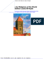 Test Bank For Religions of The World 12th Edition Lewis M Hopfe